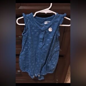 12 month girls Carhartt romper